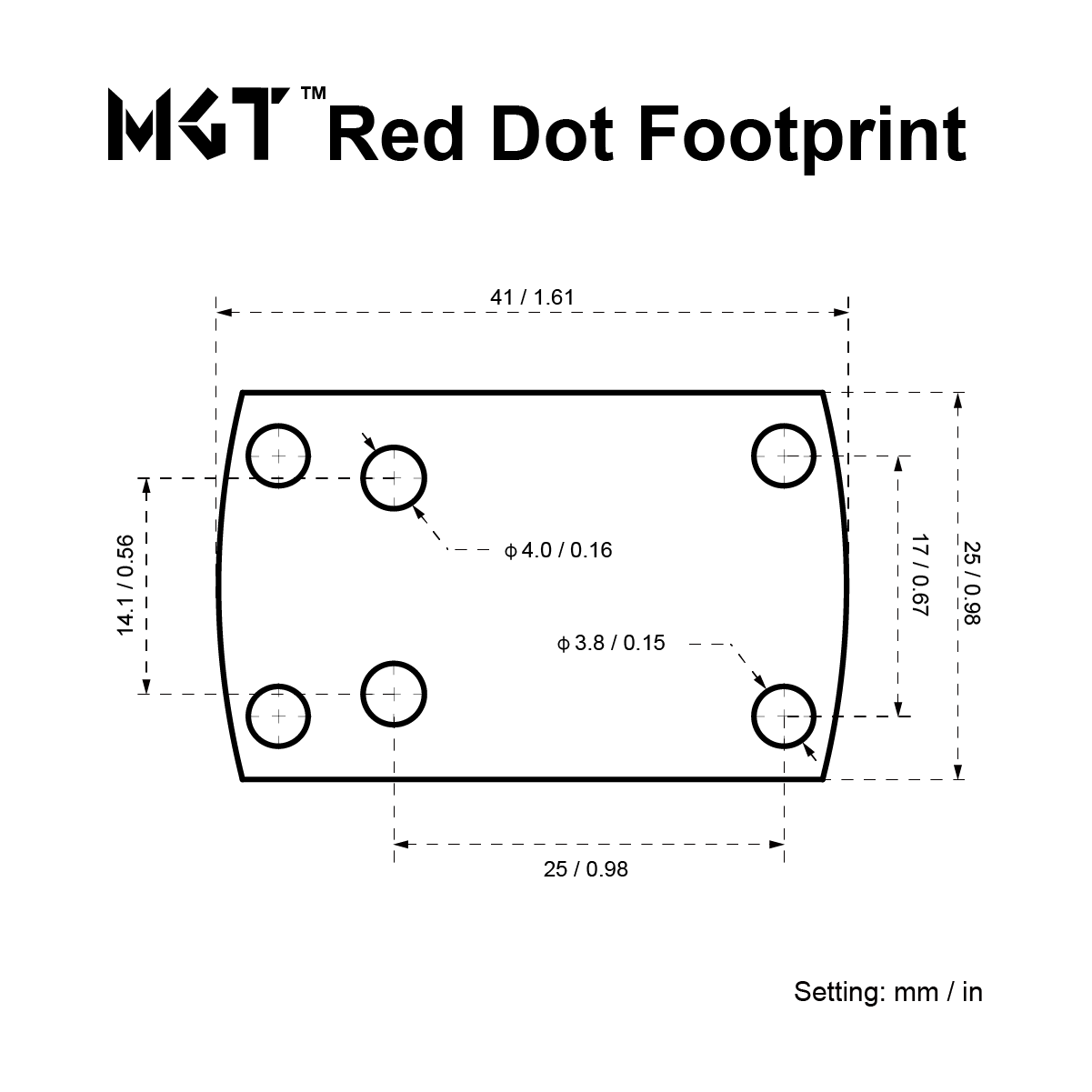 Adapterplater for Vector Optics VAS™ Riser