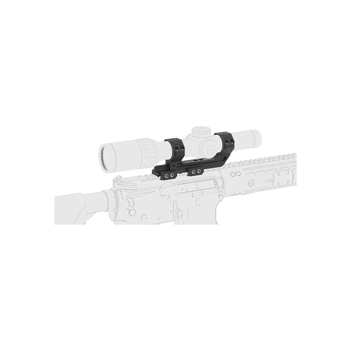 30mm 1-Piece Adjustable Extended Picatinny Mount - Vector Optics