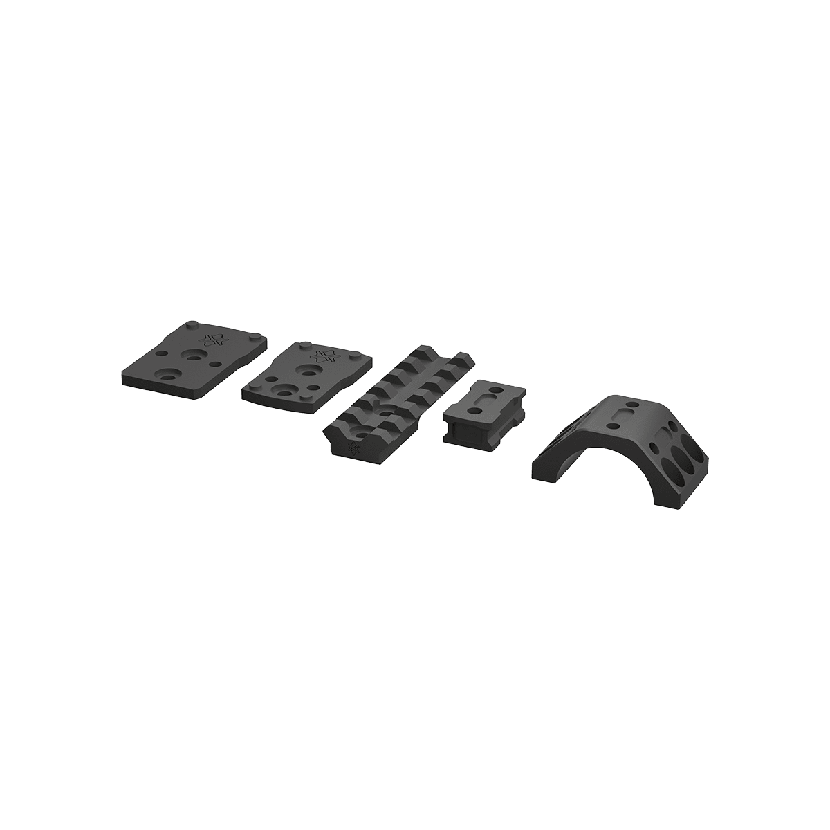 30mm X-ACCU Mount Assembly Kit 6 Holes - Vector Optics