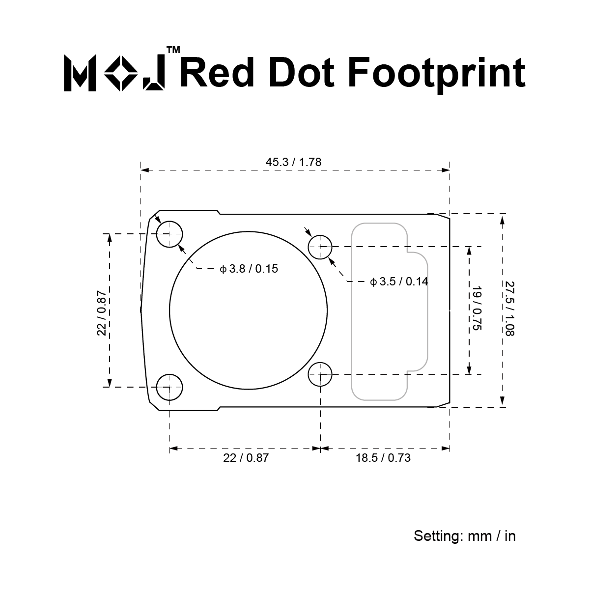Adapterplater for Vector Optics VAS™ Riser