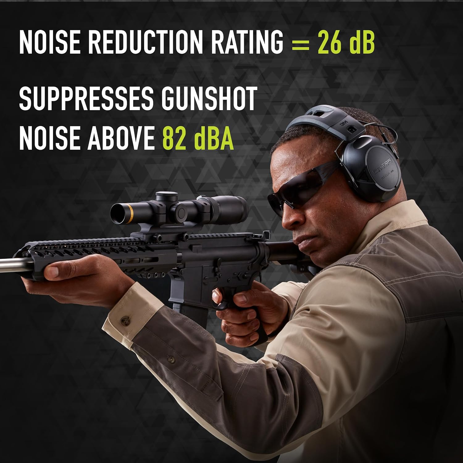 3M Peltor Sport Tactical 500 Elektronisk Hørselvern