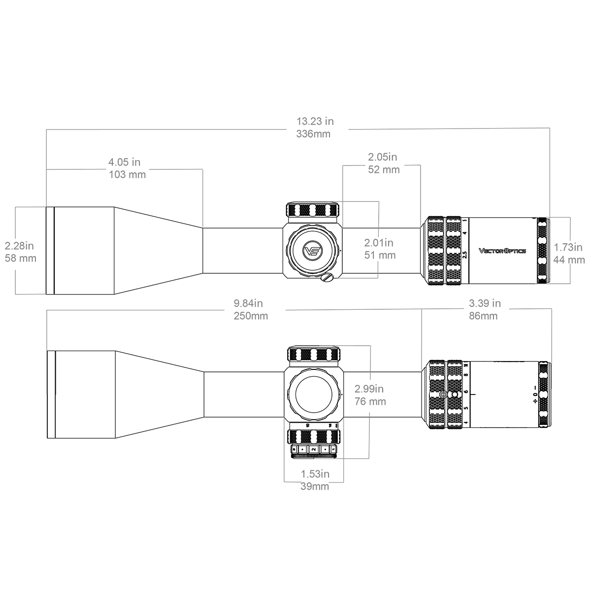 Grizzly 2.5-15x50i HD SFP Kikkertsikte