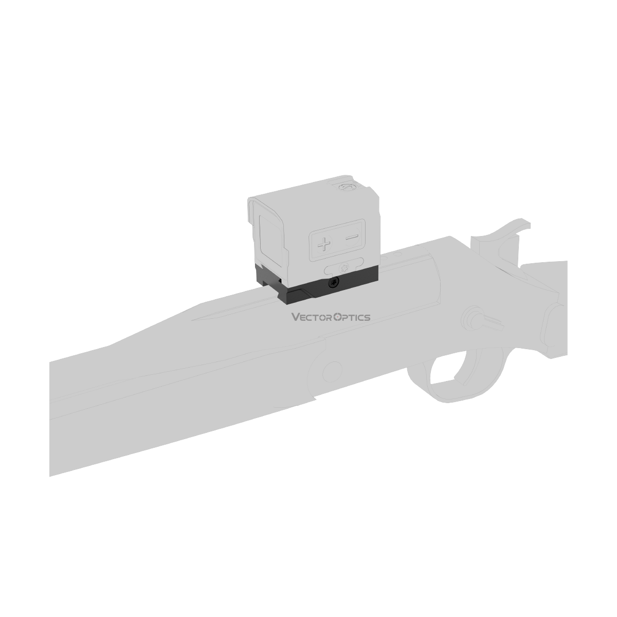 Red Dot Low Dovetail Mount for VOD/ACRO Footprint