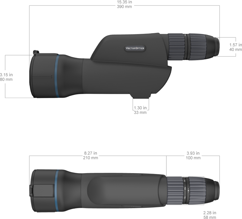 Continental 20-60x80 ED Spotting Scope