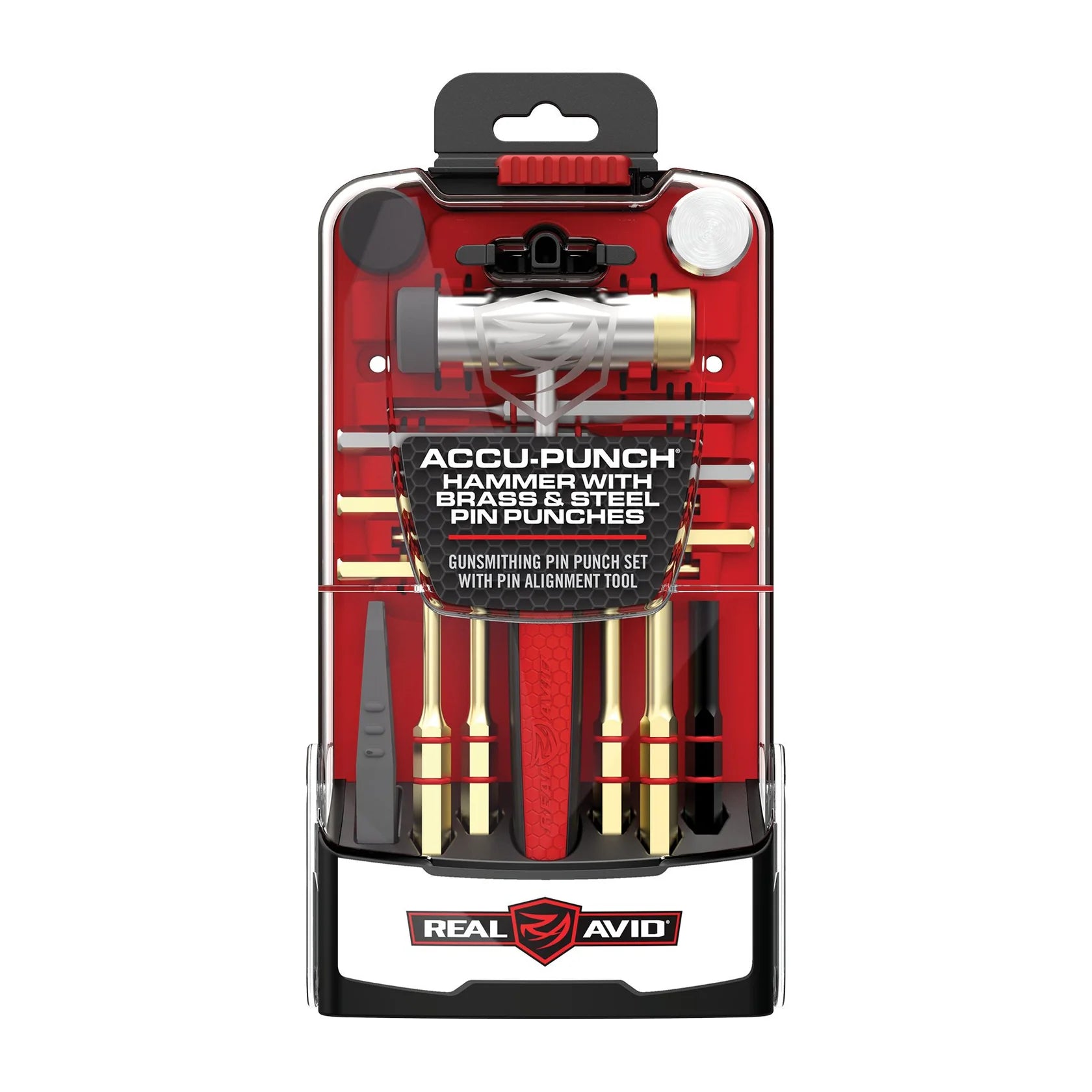 Accu-Punch® Hammer with Brass & Steel Pin Punches