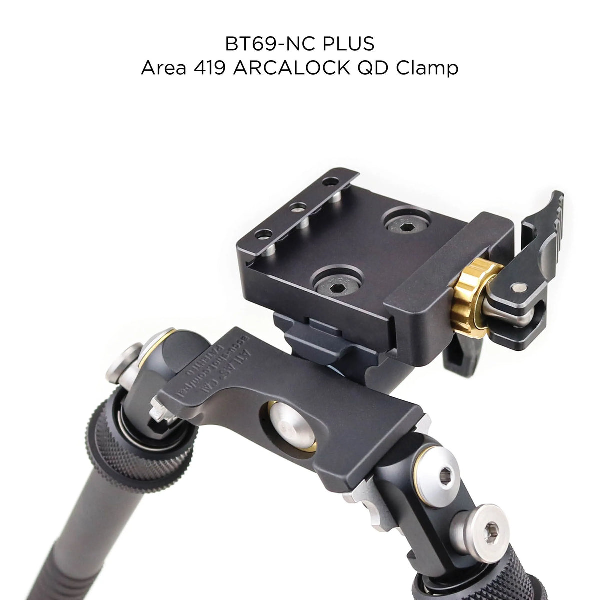 BT69-NC Gen. 2 CAL Atlas® Bipod: Tall with No Clamp