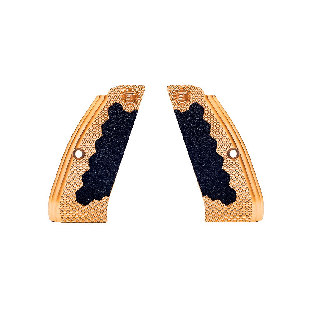 Brass Long Grips for CZ 75 / TS / Shadow 2 - Eemann Tech