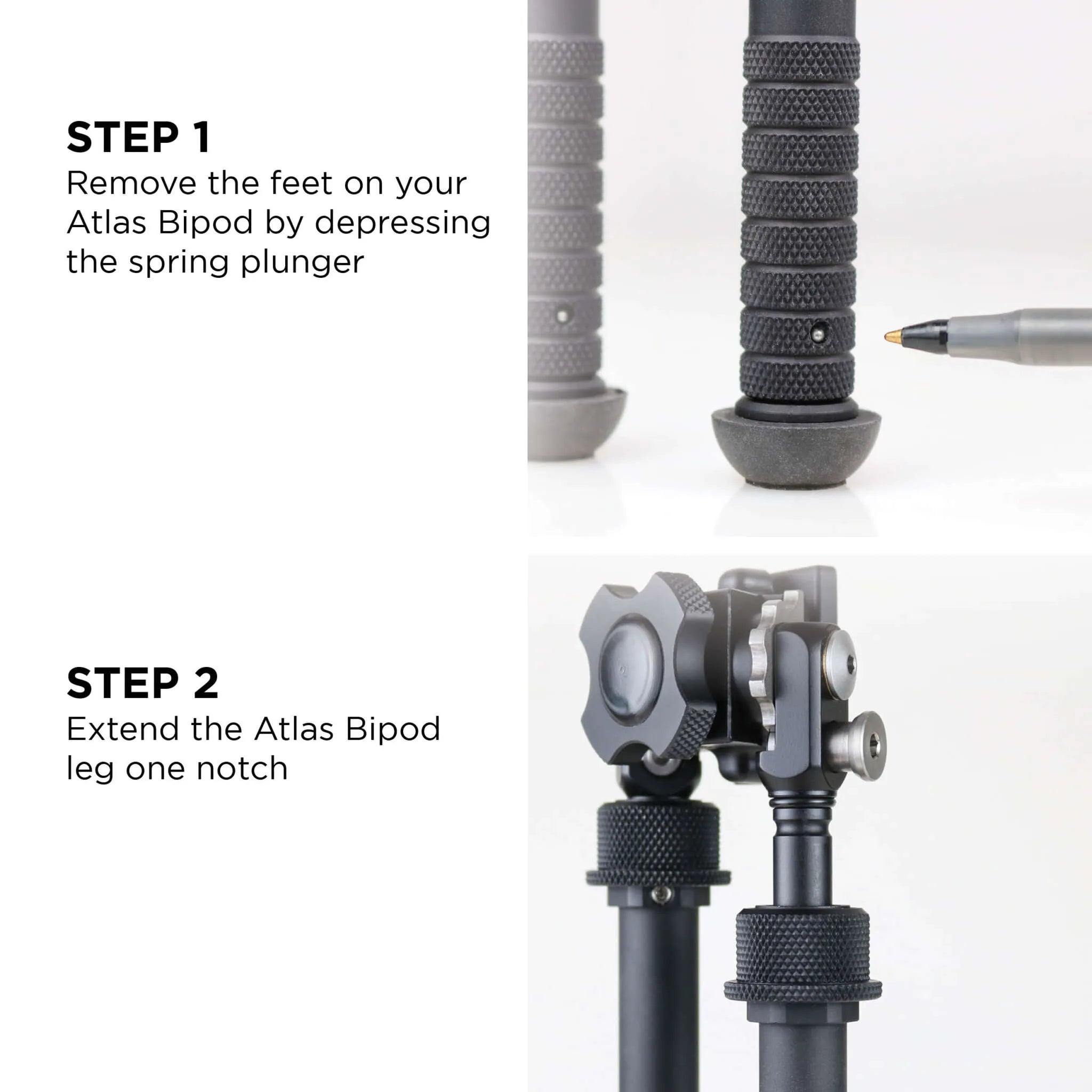 BT85 Atlas justerbare benforlengere - Atlas
