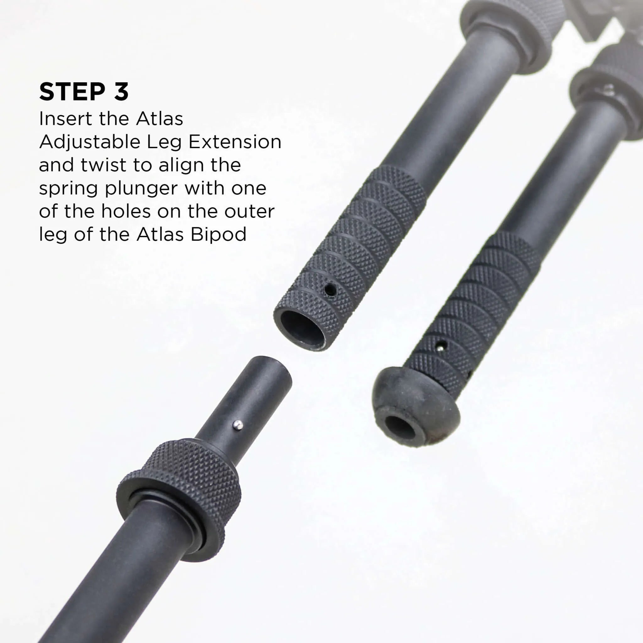 BT85 Atlas justerbare benforlengere - Atlas