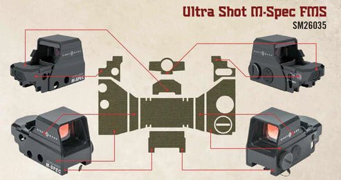 Camo Wrap for Sightmark Ultra Shot M - Spec FMS - Sightmark
