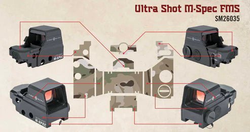 Camo Wrap for Sightmark Ultra Shot M - Spec FMS - Sightmark