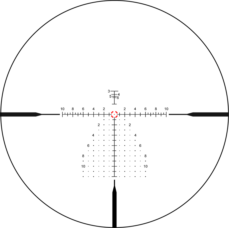 Continental x6 2-12x44 RAR HD FFP Rifle Scope - Vector Optics