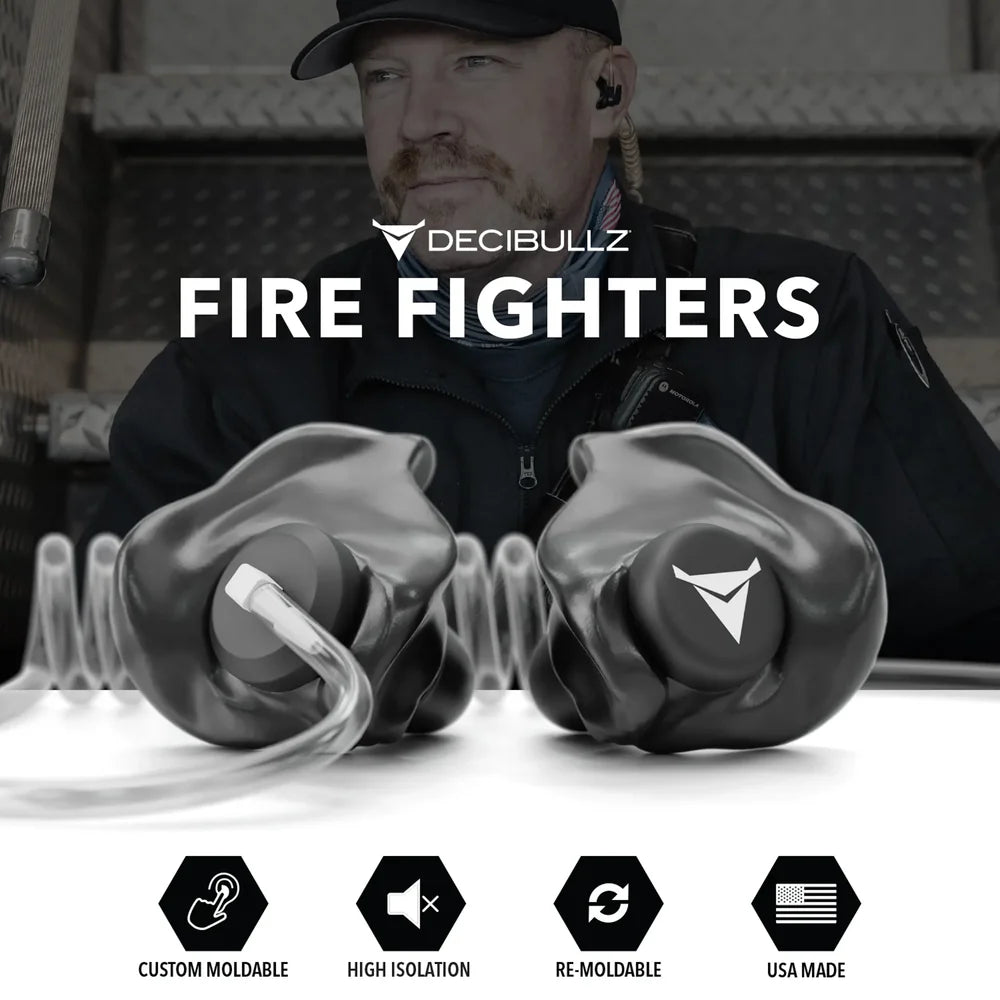 Decibullz +Isolation Formbare Ørepropper for Akustisk Tube - Decibullz