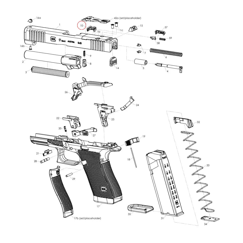 GLOCK GEN6 Extractor (Loaded Chamber Indicator)