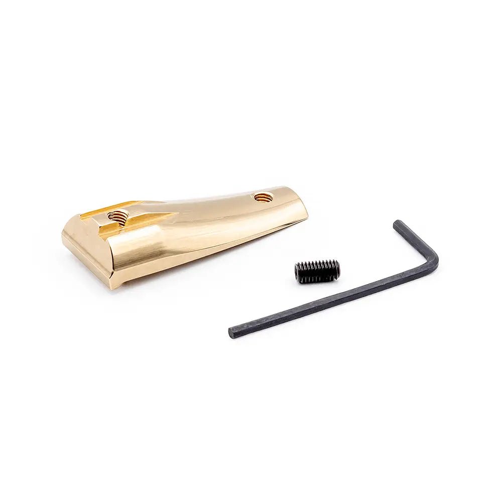 Heavy Brass Feed Grip Plug for Glock 19 Gen4/5 - Eemann Tech