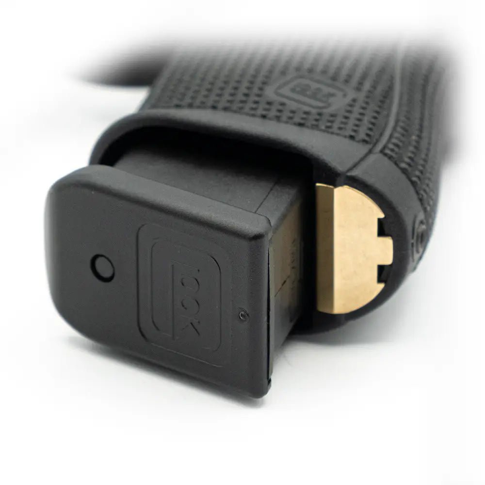 Heavy Brass Feed Grip Plug for Glock 19 Gen6 - Eemann Tech