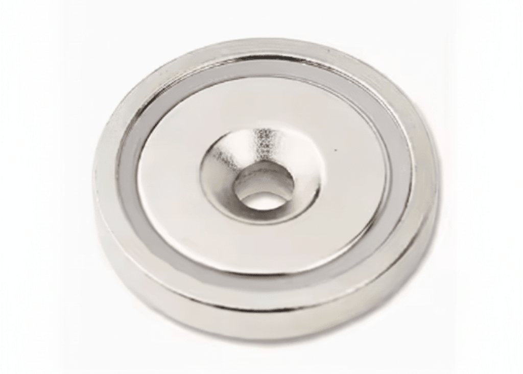 Høy-styrke neodymium magnet (disk med senket hull) - Lynxgear