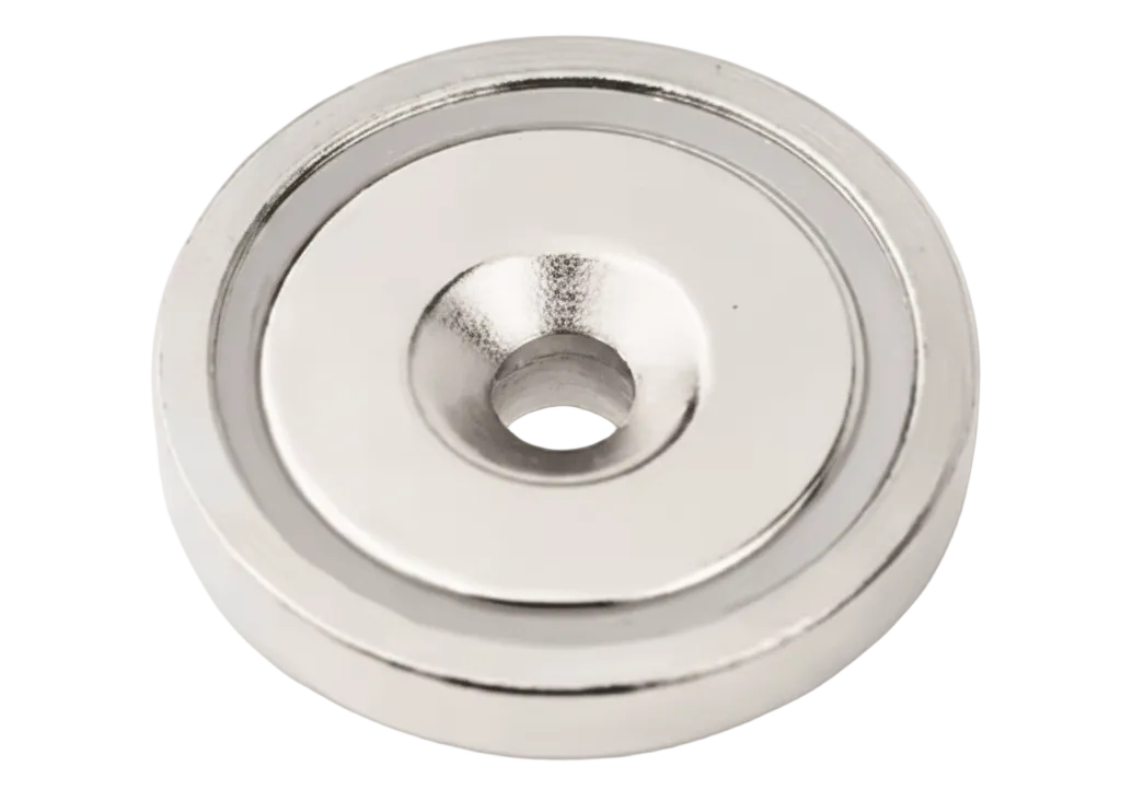 Høy-styrke neodymium magnet (disk med senket hull) - Lynxgear
