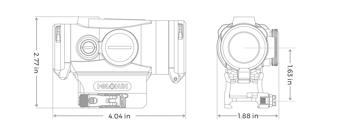 Holosun HE530G Micro Sight MRS - Holosun