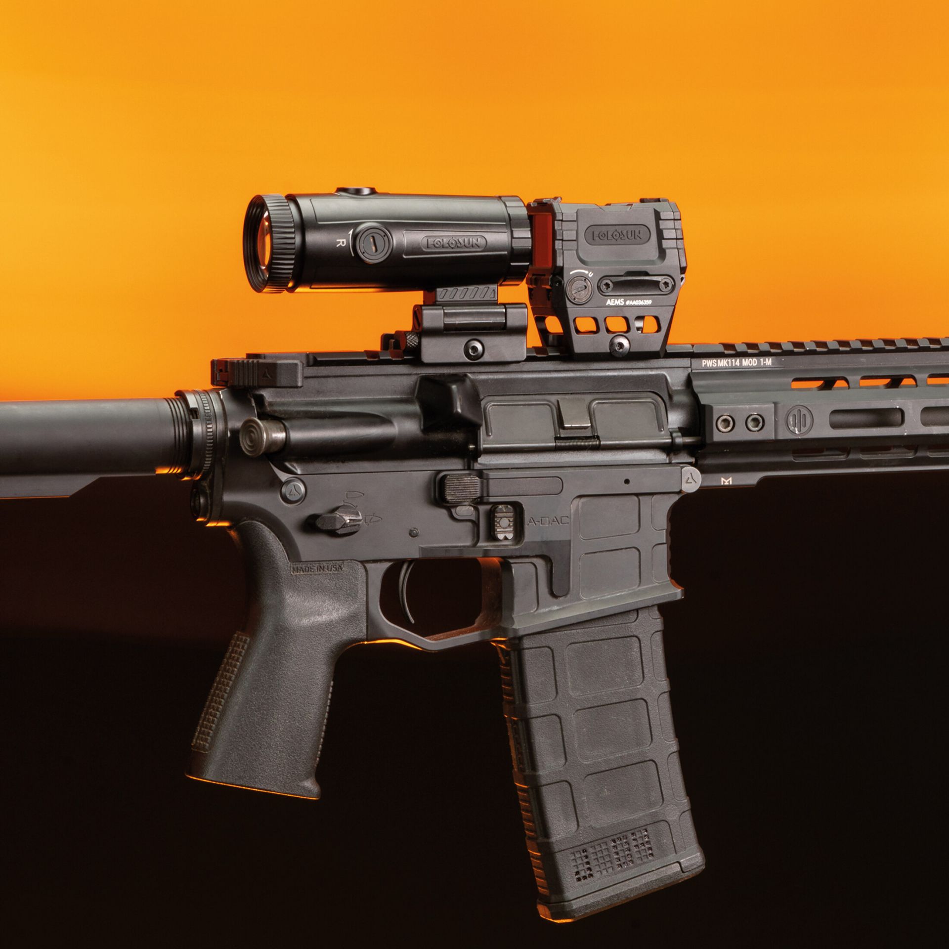 Holosun HM6X Magnifier/Flip & QD Mount