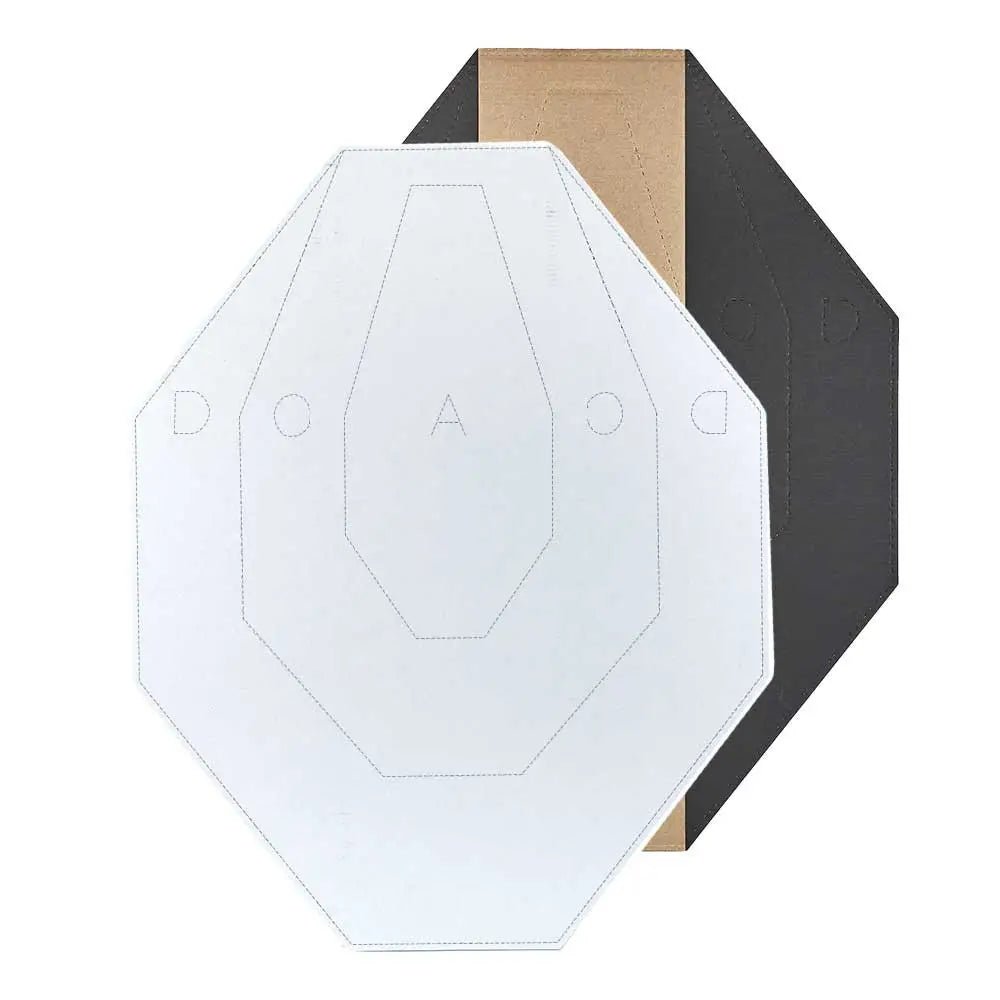 IPSC Pappskiver Malte Vertikalt, 50 stk - Eemann Tech