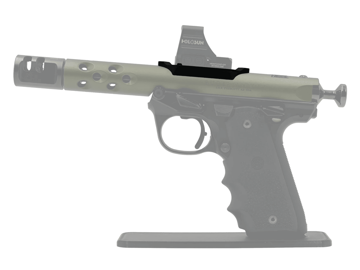 LowPro™ Nylon Lavprofil rødpunkt-feste for Ruger Mark III & IV - LowPro Mounts