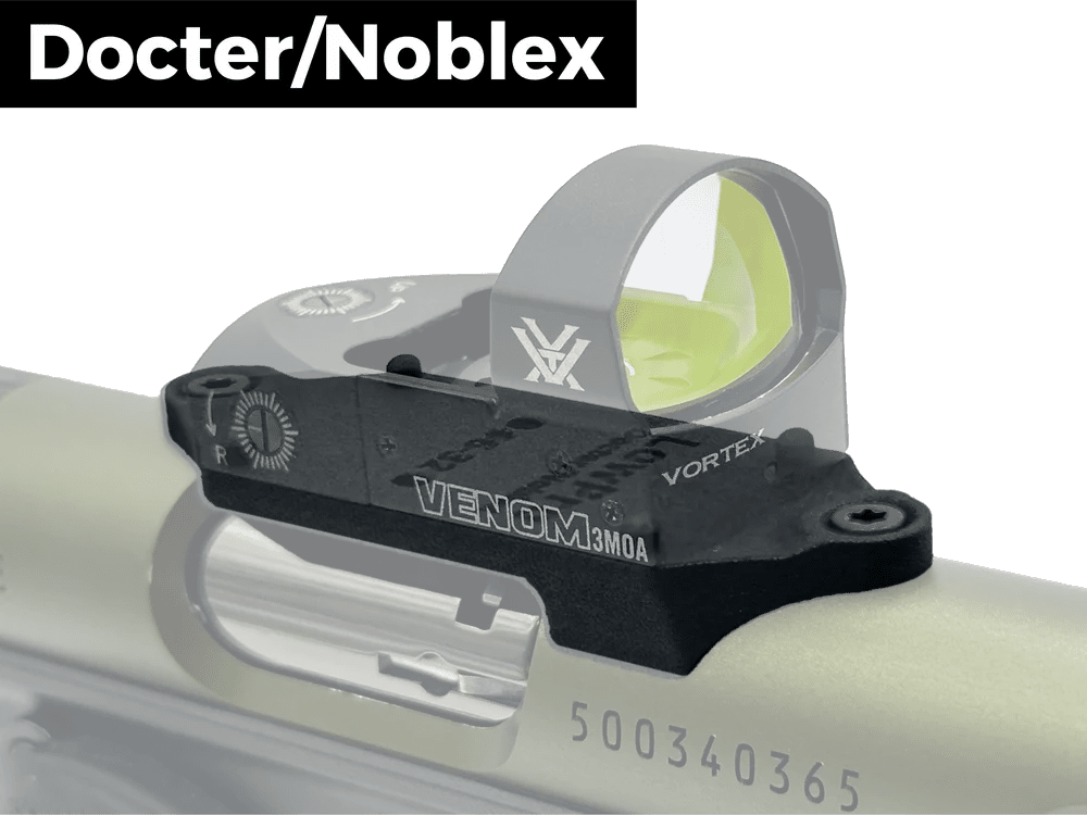 LowPro™ Nylon Lavprofil rødpunkt-feste for Ruger Mark III & IV - LowPro Mounts