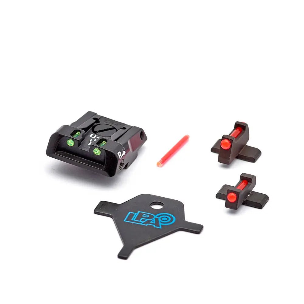 LPA SPF20SS Fiberoptiske Sikter for Sig Sauer P220, P225, P226, P228, P229, P320 - LPA