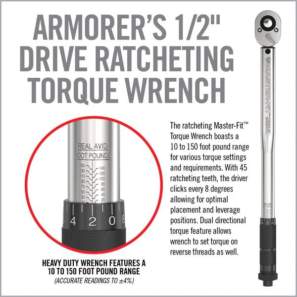 Master - Fit® 13 - Piece AR15 Crowfoot Wrench Set - Real Avid