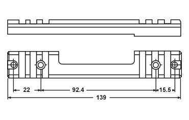 UTG® Optic Mount for Remington® 700, Steel