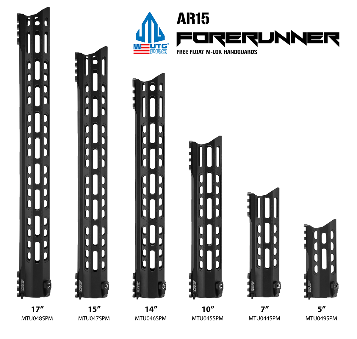 UTG PRO® Forerunner Free Float M-LOK® Handguard