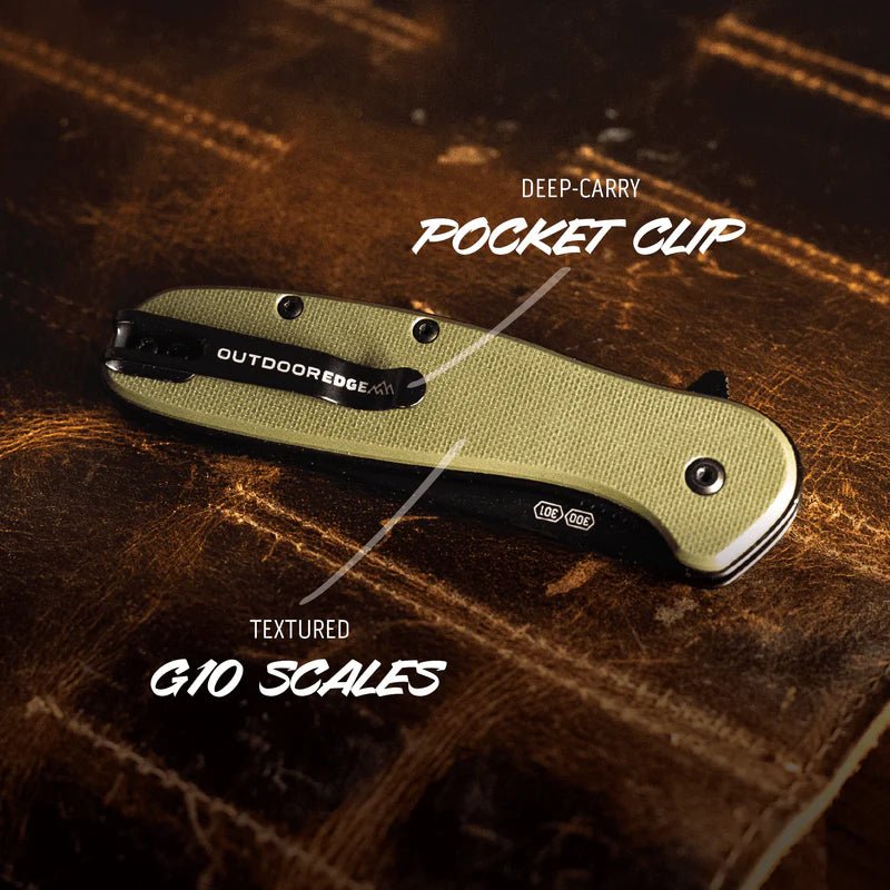 Razor VX® 2, Green G10 - Outdoor Edge