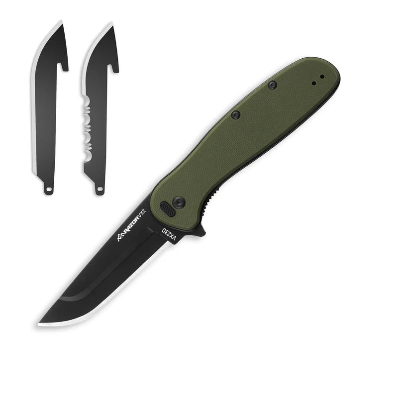 Razor VX® 2, Green G10 - Outdoor Edge