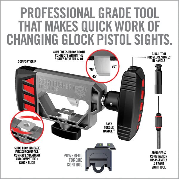 Real Avid Sight Pusher for Glock - Real Avid