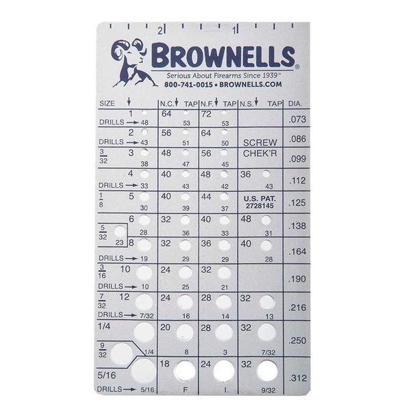 Screw Chek'r Steel - Brownells