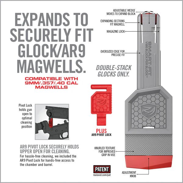 Smart - Fit® Vise Block for AR9/Glock - Real Avid