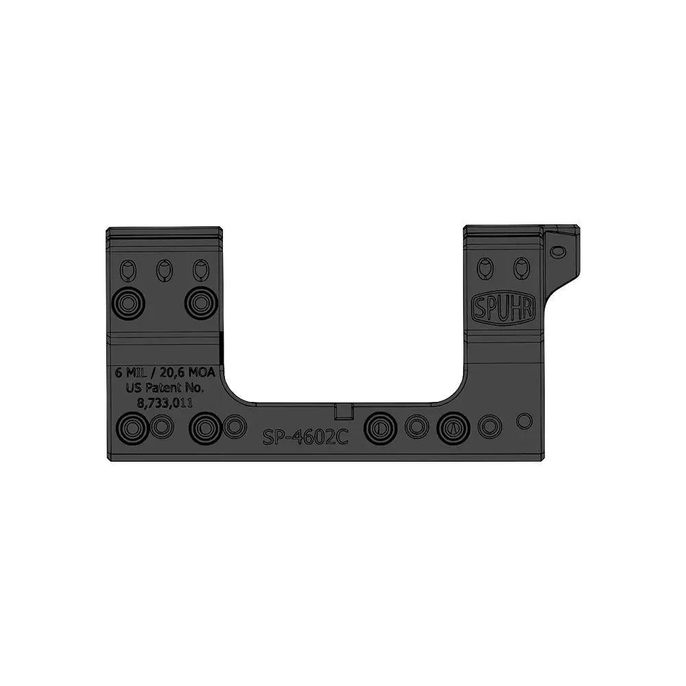 Spuhr SP - 4602C Scope Mount Ø34 H38mm 6MIL PIC GEN3 - Spuhr