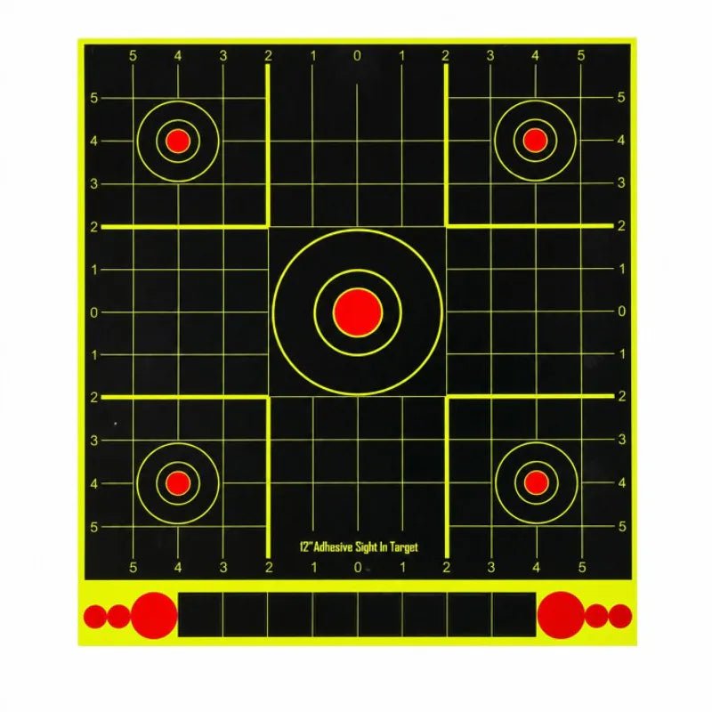 Stagline Selvanvisende skyteskiver 31x31cm – Selvheftende 10-pakk - Stagline