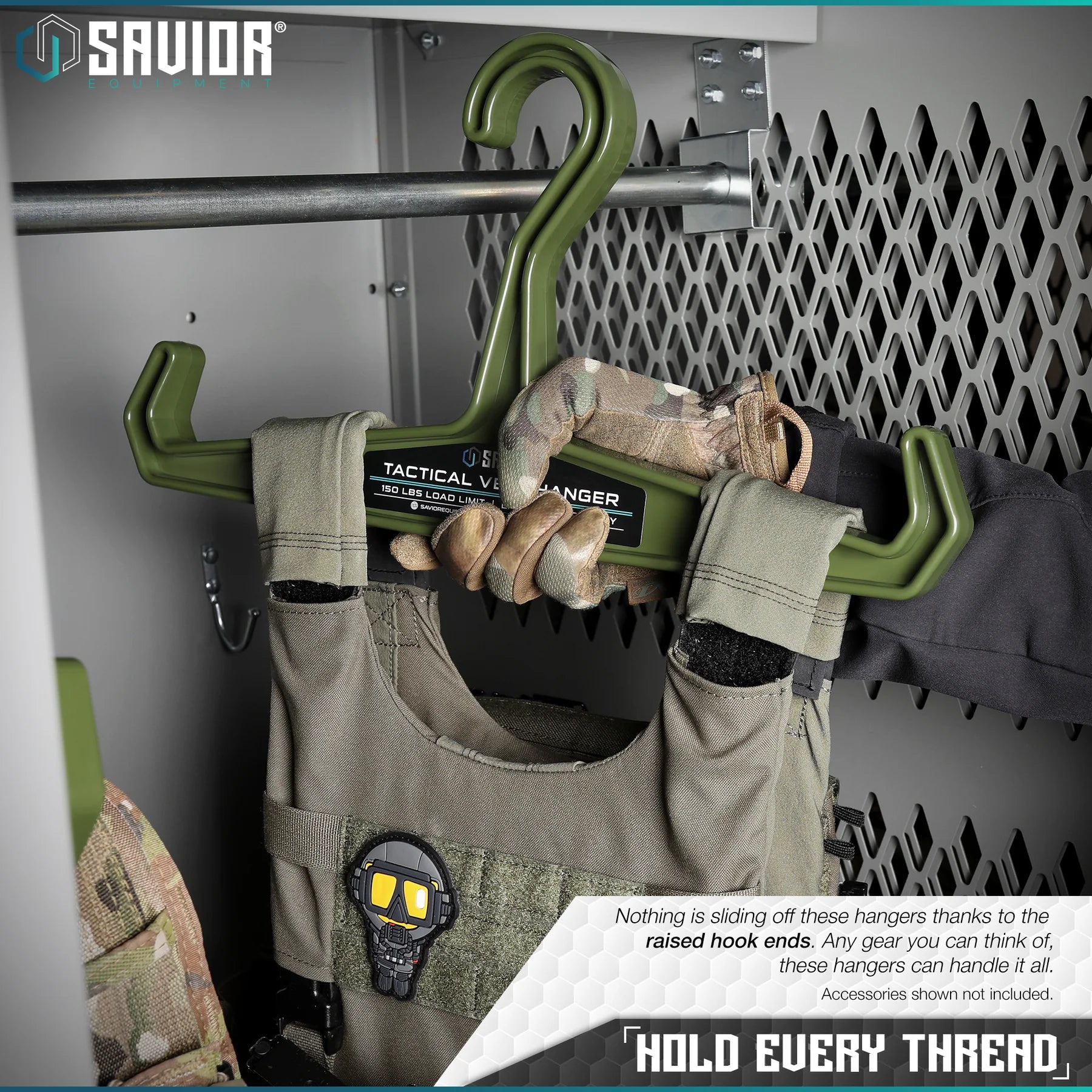 Tactical Vest Hanger - 2 Pack - Savior