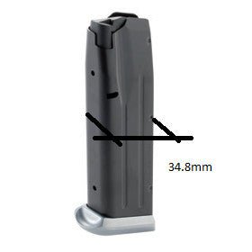 Tanfoglio Magazine Large Frame Mag Well, 9mm 17RD - Tanfoglio