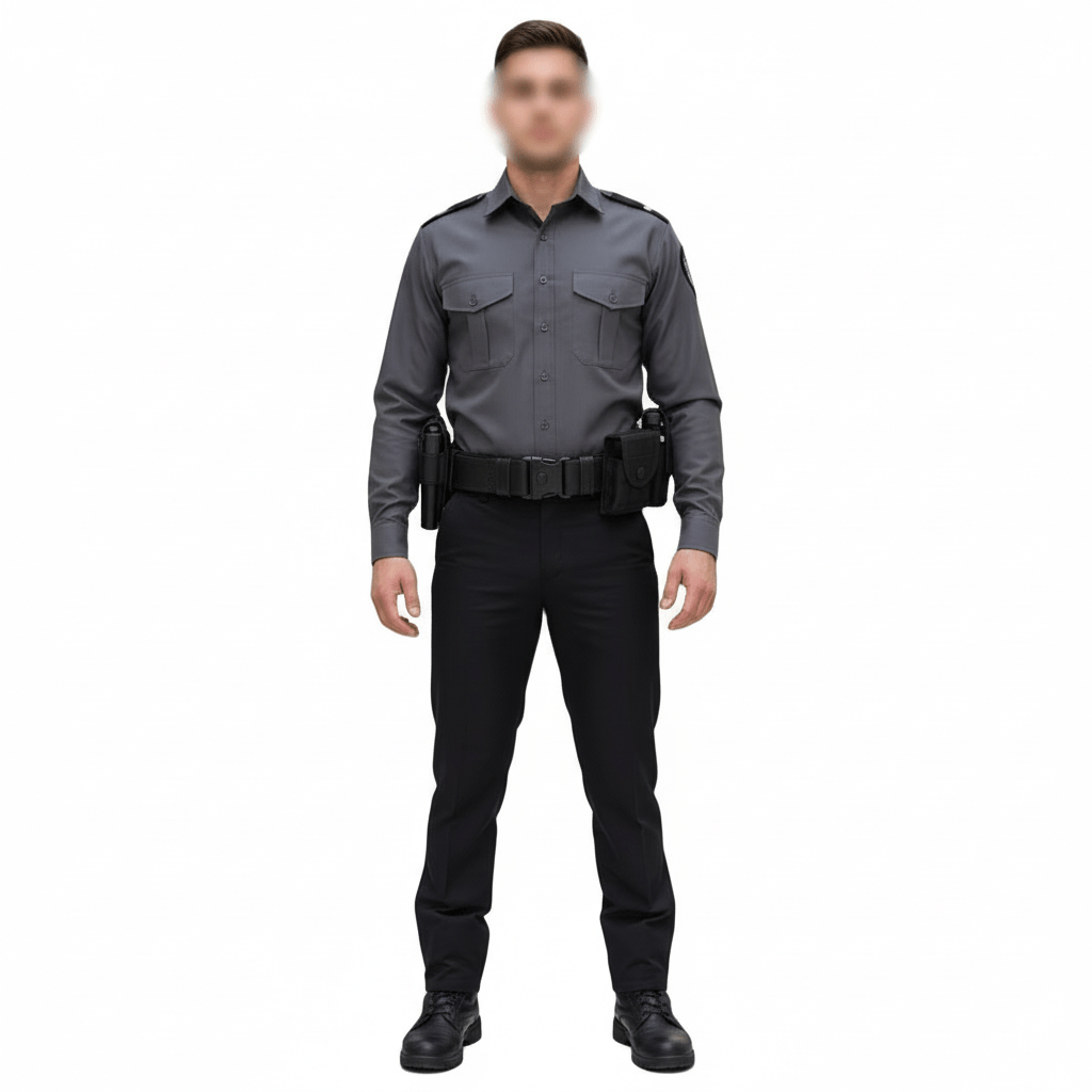 Tjenestebelte i lær m/3 - punkts Pro - Loc spenne, 50mm - Protec