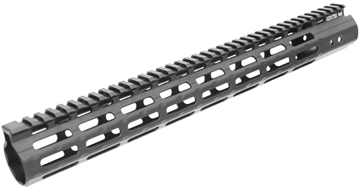 UTG PRO® AR15 Super Slim Free Float M - LOK Handguard, 15" Rifle Length - Leapers, Inc.