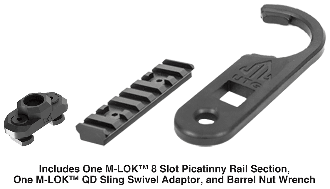 UTG PRO® AR15 Super Slim Free Float M - LOK Handguard, 15" Rifle Length - Leapers, Inc.