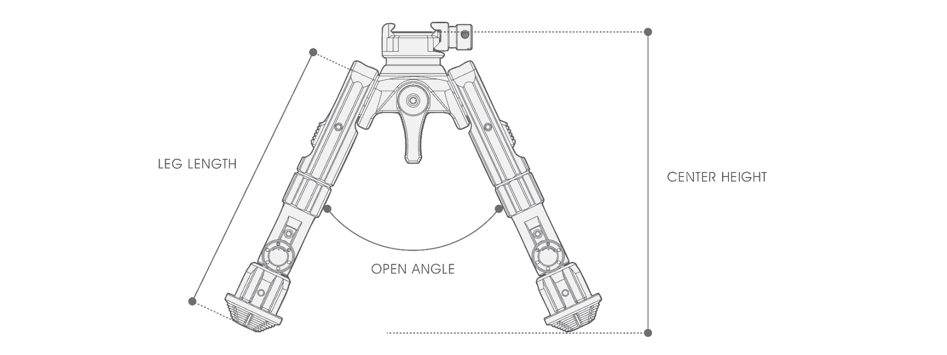 UTG® Recon 360® TL Bipod, Picatinny - Leapers, Inc.