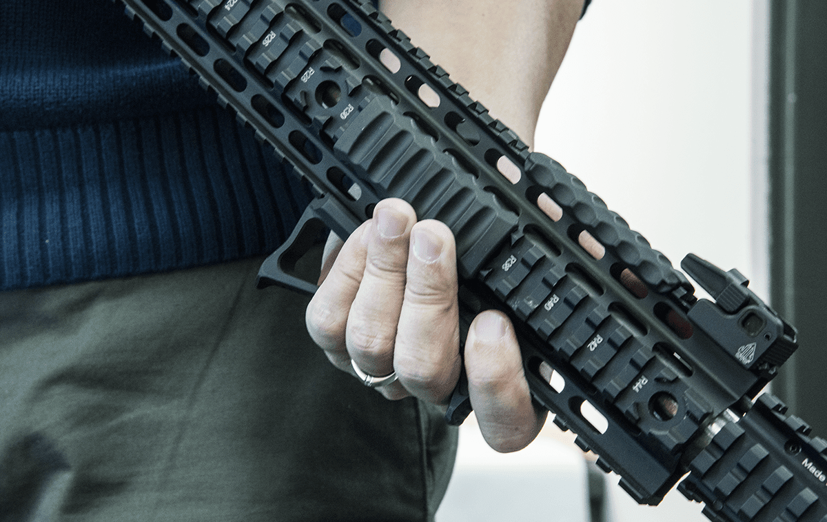 UTG® Ultra Slim Angled Foregrip, Picatinny - Leapers, Inc.