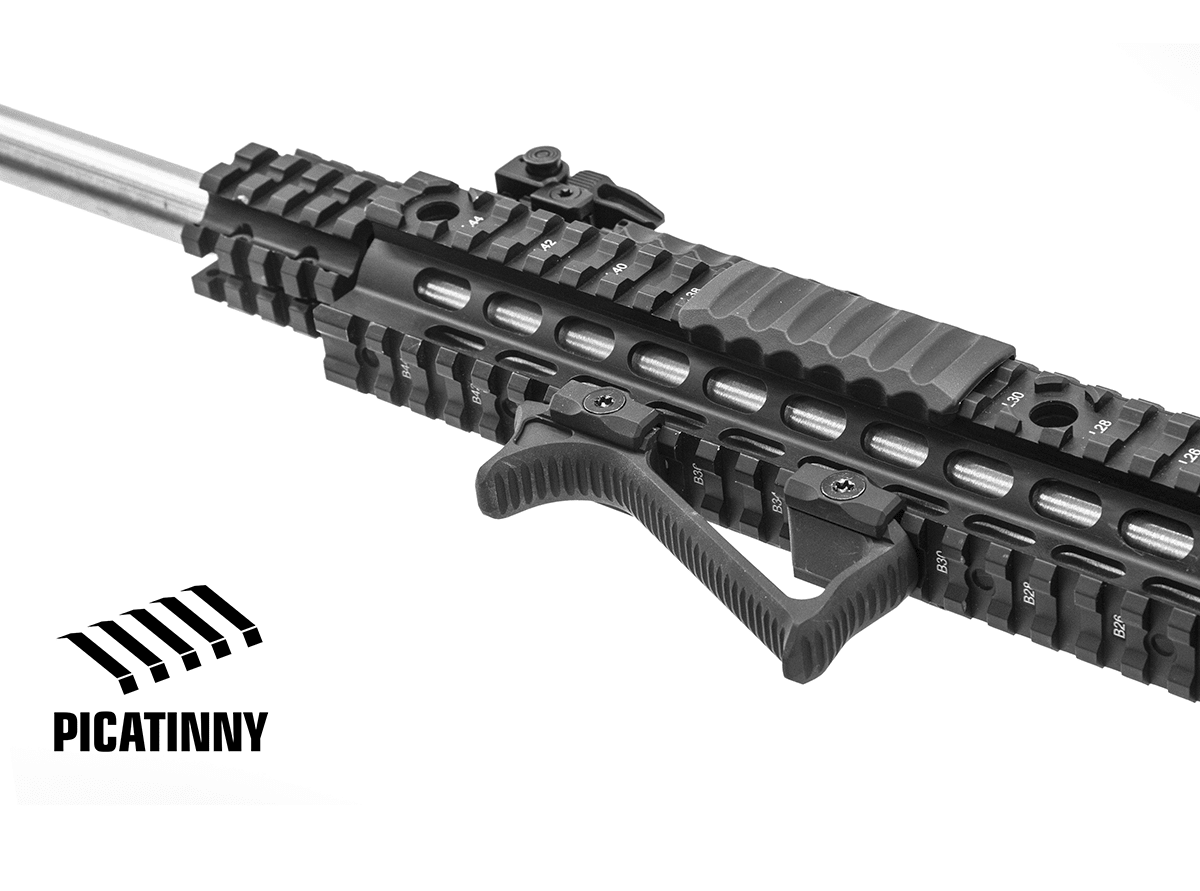 UTG® Ultra Slim Angled Foregrip, Picatinny - Leapers, Inc.