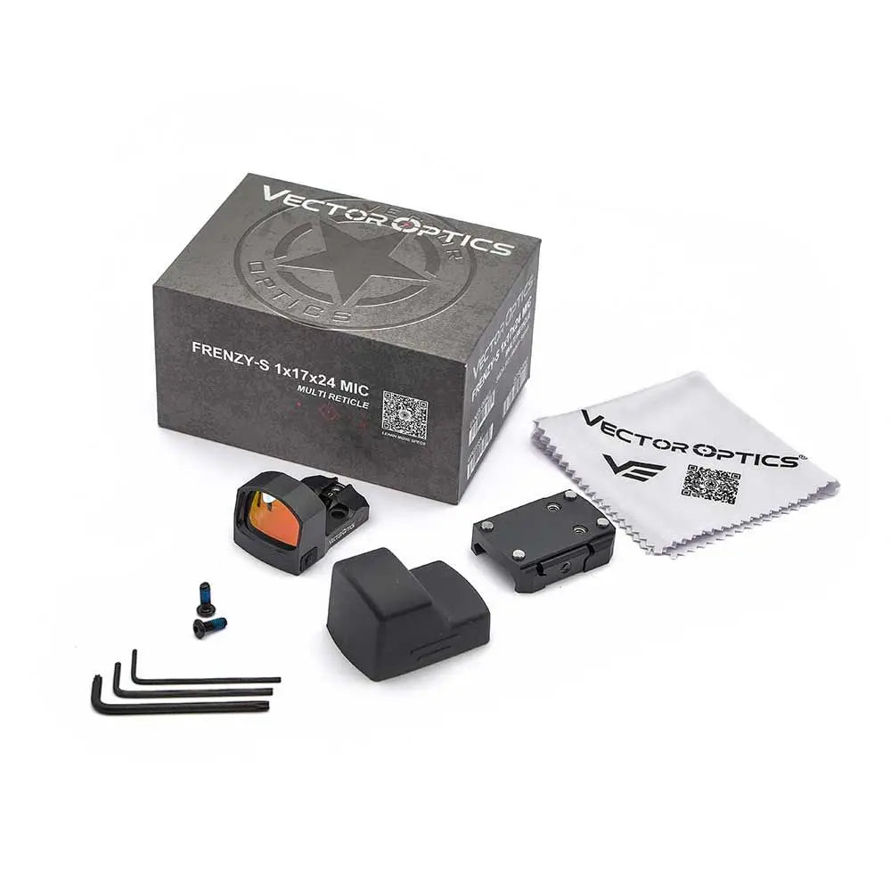 Frenzy-S 1x17x24 Multi Reticle Red Dot Sight