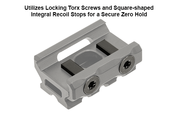 UTG® Super Slim Picatinny Riser Mount, 0.5" Height, 3 Slots