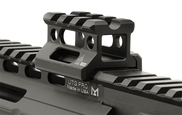 UTG® Super Slim Picatinny Riser Mount, 0.75" Height, 3 Slots