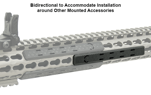 UTG® Low Profile Keymod Rail Panel Covers, 5.5" Black, 7/Pack